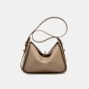 Elegant cushion leather women's shoulder bag