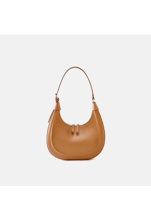 SB30-1-500x731-1 Half moon simple leather women's shoulder bag
