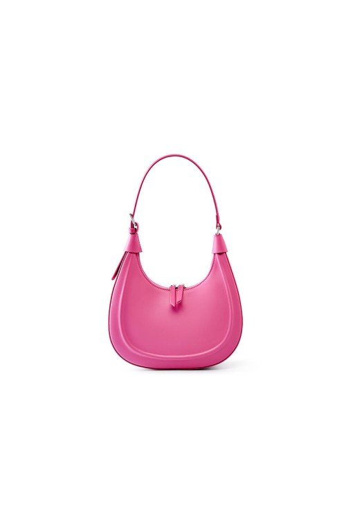 SB30-4-500x731-1 Half moon simple leather women's shoulder bag