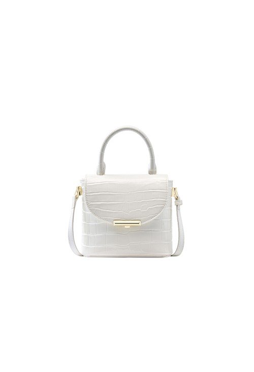 SB31-5-500x731-1 Women's crocodile textured leather shoulder bag