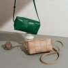 New fashionable woven leather women's shoulder bag