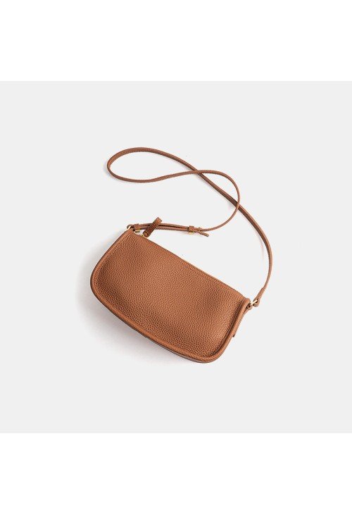 SB33-1-500x731-1 Pebbled leather women's shoulder bag
