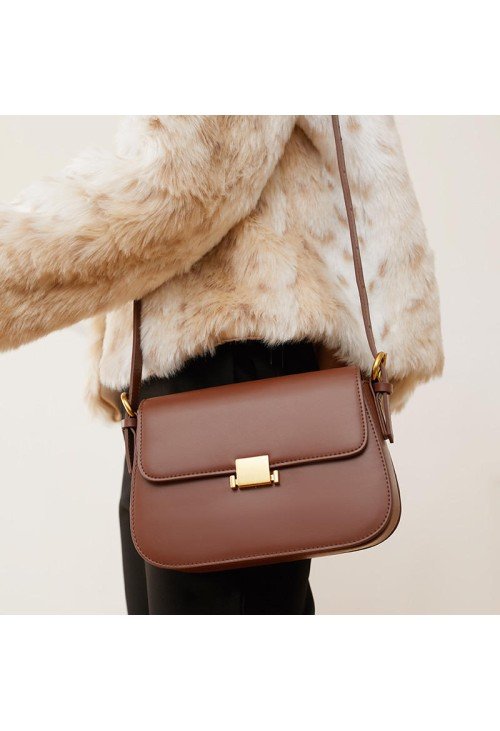 SB34-2-500x731-1 Luxurious smooth leather women's shoulder bag