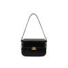 Luxurious smooth leather women's shoulder bag