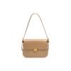 Luxurious smooth leather women's shoulder bag