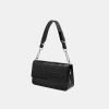 High quality crocodile textured leather women's shoulder bag
