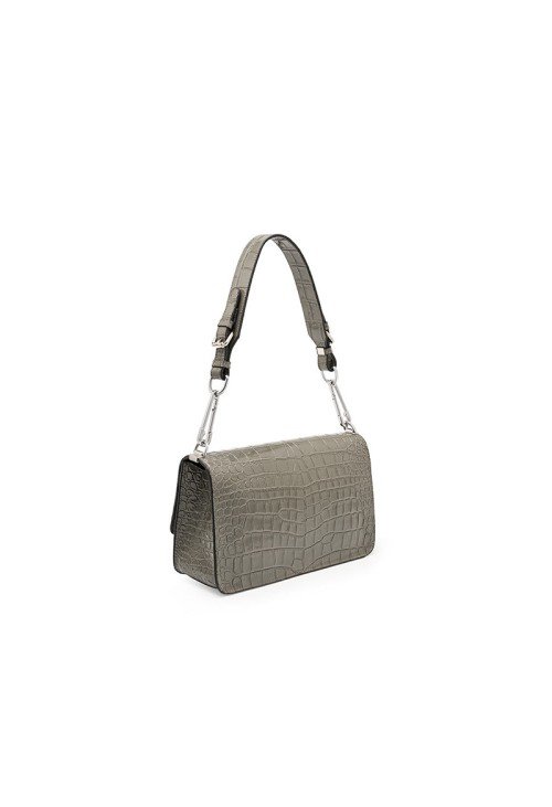 SB35-4-500x731-1 High quality crocodile textured leather women's shoulder bag