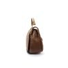 Vintage rivet leather women's shoulder bag