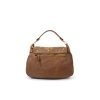 Vintage rivet leather women's shoulder bag