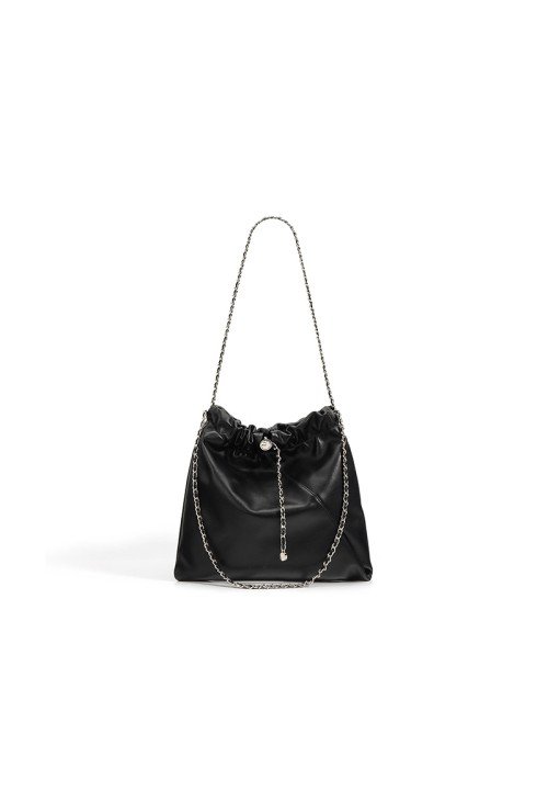 SB38-5-500x731-1 Classic chain pleated leather women's shoulder bag