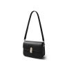 High quality small square leather women's shoulder bag