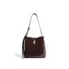 Patchwork large capacity leather women's shoulder bag