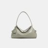 New pillow-shaped smooth leather women's shoulder bag