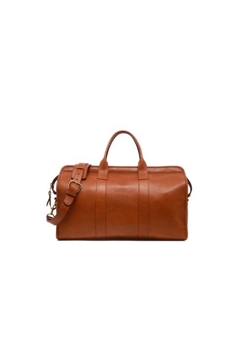 High quality large capacity leather travel bag