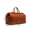 High quality large capacity leather travel bag