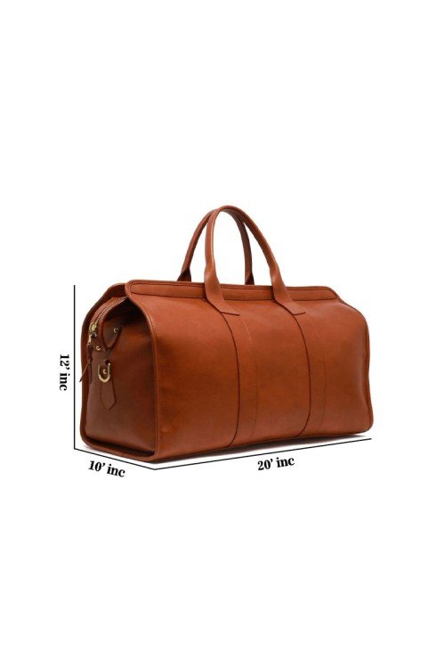 High quality large capacity leather travel bag