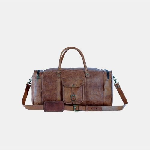 Vintage leather large capacity travel bag