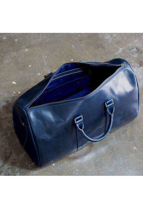 TB04-4-500x731-1 Blue quilted large capacity leather travel bag