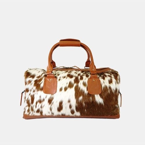Luxurious genuine cowhide large capacity travel bag