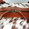 Luxurious genuine cowhide large capacity travel bag