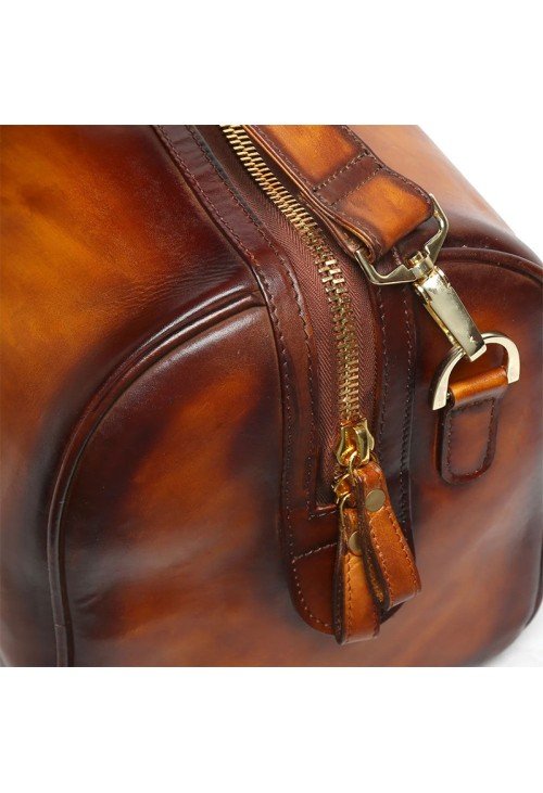 TB07-5-500x731-1 Tan hand-painted leather large-capacity travel bag