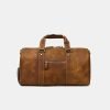Luxury waterproof and wear-resistant leather travel bag