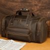 Wear-resistant and waterproof leather travel bag