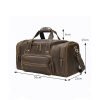 Wear-resistant and waterproof leather travel bag