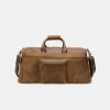 Luxurious brown large capacity travel bag