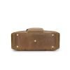 Luxurious brown large capacity travel bag