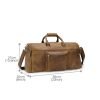 Luxurious brown large capacity travel bag