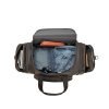 Distressed textured leather large travel bag