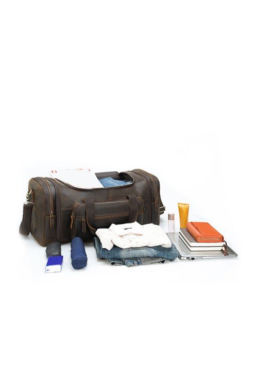 TB17-5-500x731-1 Distressed textured leather large travel bag