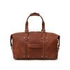 Elegant waterproof leather large-capacity travel bag