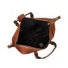 Elegant waterproof leather large-capacity travel bag