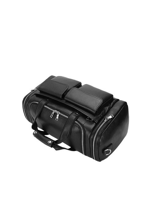 TB26-2-500x731-1 New fashionable black soft leather travel bag
