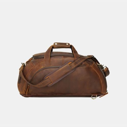 Fashionable and durable leather travel bag