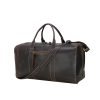 Durable large capacity genuine leather travel bag