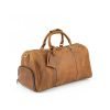 Retro spacious practical leather travel bag