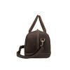 High-grade brown large-capacity leather travel bag