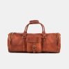 New leather spacious waterproof travel bag